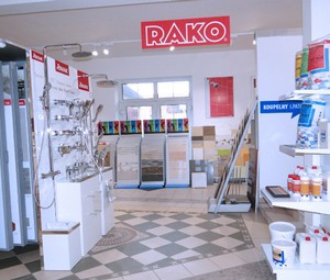 Sekce RAKO na prodejně KS Horažďovice