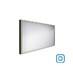 Černé zrcadlo NIMCO LED s podsvícením 120 x 70 cm s dotykovým senzorem - galerie #2