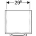 Boční skříňka SELNOVA SQUARE 33x65 cm Láva / Lak matný - galerie #4
