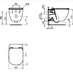 Ideal Standard Tesi - SET Závěsné WC s AQUABLADE® + ultraploché sedátko Soft-Close, hedvábná černá T3546V3 - galerie #2