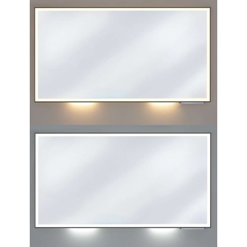 Keuco Royal Lumos - Zrcadlo s LED osvětlením, 140x65 cm, černá 14597135000