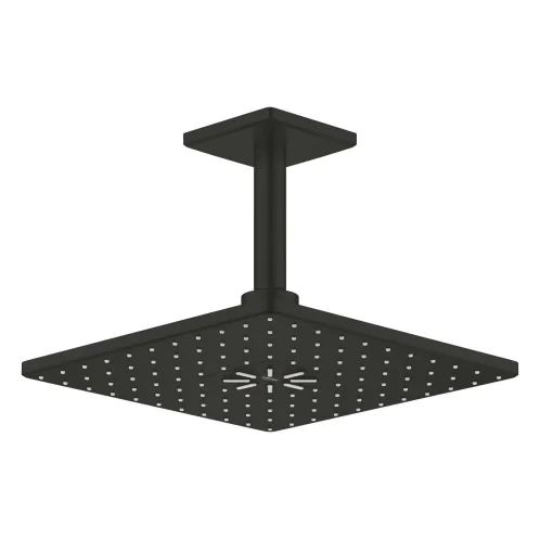 Grohe Rainshower SmartActive Cube - Hlavová sprcha, 31x31 cm, 2 proudy, matná černá 264812430