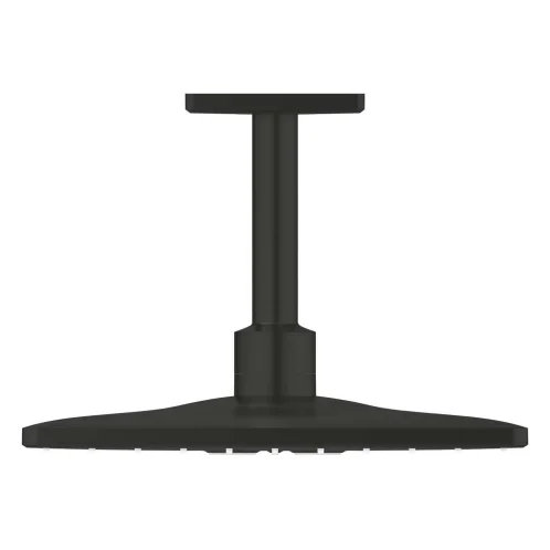 Grohe Rainshower SmartActive Cube - Hlavová sprcha, 31x31 cm, 2 proudy, phantom black 26481KF0