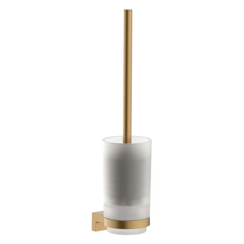 Hansgrohe AddStoris S - WC štětka nástěnná s držákem, kartáčovaný bronz 41782140