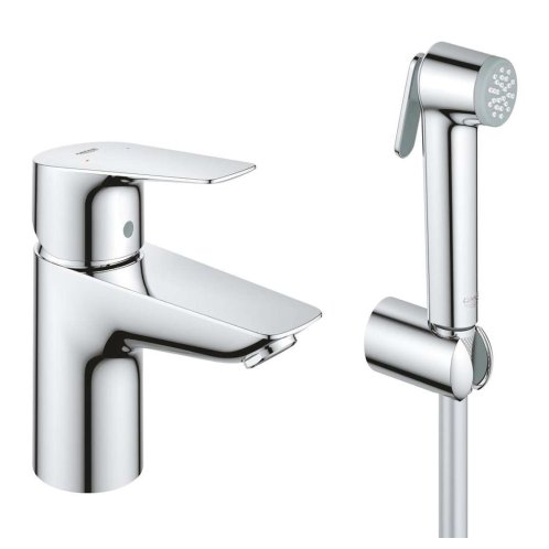 Grohe Start Edge - Umyvadlová baterie s bidetovou sprškou, chrom 23773001