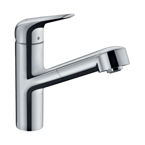 Hansgrohe Focus M42 - Dřezová baterie M427-H150 ECO, s výsuvnou koncovkou, EcoSmart, chrom 71865000