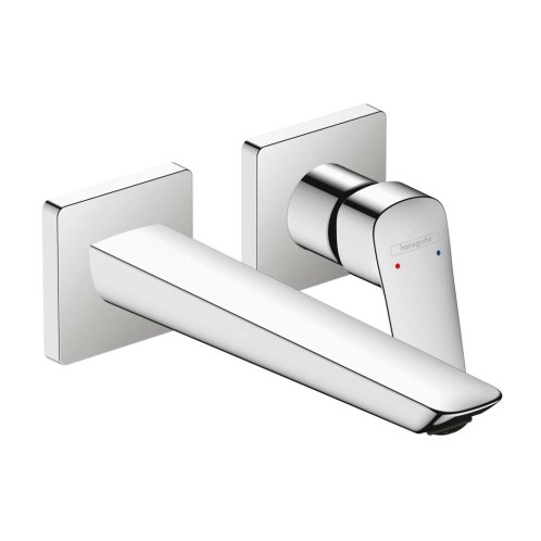 Hansgrohe Logis - Umyvadlová baterie Fine pod omítku, 2-otvorová instalace, EcoSmart, chrom 71256000