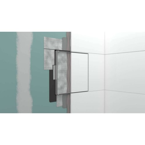 Hansgrohe XtraStoris Rock - Výklenek do stěny, s dvířky, 30x15x10 cm, matná bílá 56082700