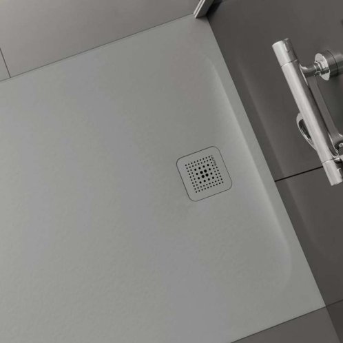 Laufen Pro - Sprchová vanička 90x80 cm, světlá šedá H2149500770001