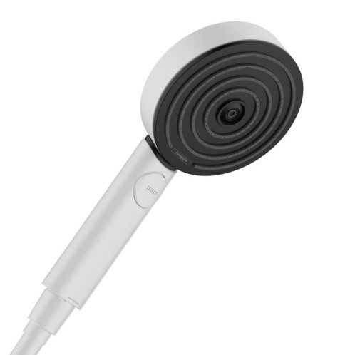 Hansgrohe Pulsify Select - Set sprchové hlavice, 3 proudy, tyče 96 cm a hadice, matná bílá 24170700