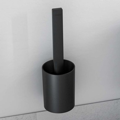Hansgrohe WallStoris - WC štětka s držákem, matná černá 27927670
