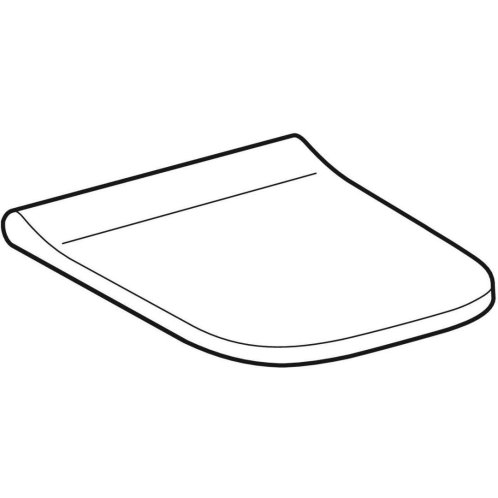 Geberit Smyle Square - WC sedátko, bílá 500.238.01.1