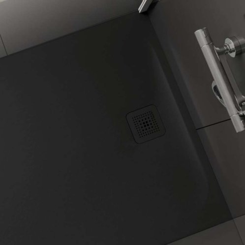 Laufen Pro - Sprchová vanička 80x80 cm, matná černá H2109500800001