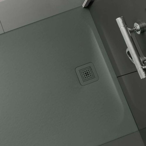 Laufen Pro - Sprchová vanička 110x90 cm, matná betonově šedá H2129550790001