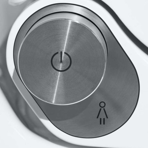 Laufen Cleanet Riva - Elektronický bidet s keramikou, Rimless, SoftClose, LCC, černá H8206910200001
