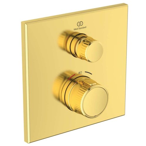 Ideal Standard CeraTherm Navigo - Termostatická sprchová baterie pod omítku, Brushed Gold A7301A2