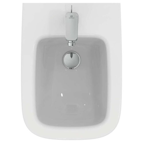 Ideal Standard i.Life S - Závěsný bidet, 355x480 mm, s přepadem, otvor pro baterii, bílá T459301