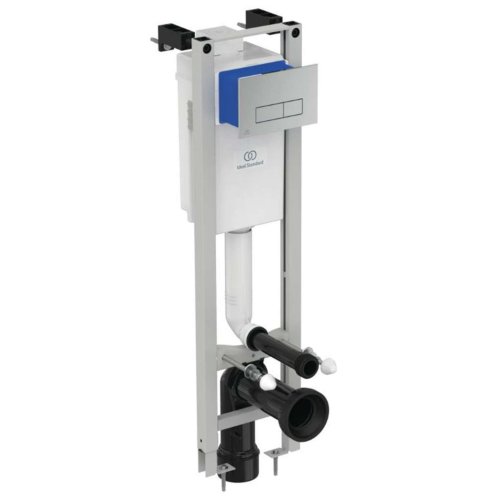 Ideal Standard ProSys - Předstěnová instalace ECO M pro závěsné WC s tlačítkem, chrom E2332AA