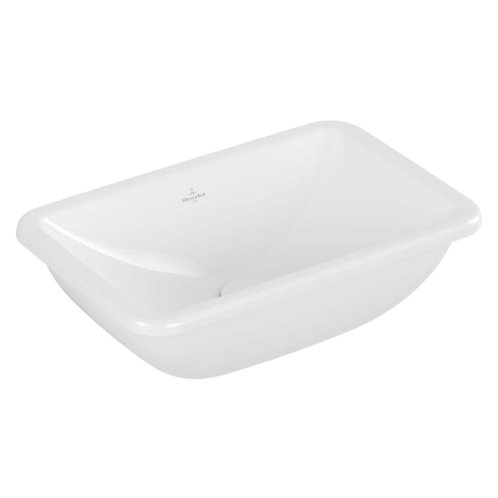 Villeroy & Boch Loop&Friends - Umyvadlo vestavné, 45x28 cm, s přepadem, CeramicPlus, alpská bílá 4A5600R1