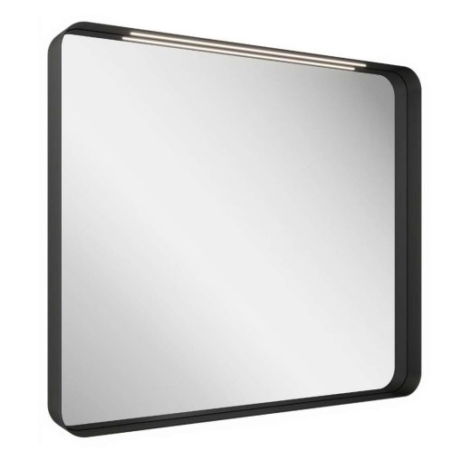 Ravak Strip - Zrcadlo s LED osvětlením, 61x71 cm, černá X000001570