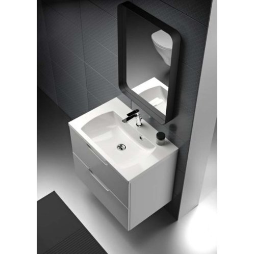 Ravak Strip - Zrcadlo s LED osvětlením, 61x71 cm, černá X000001570