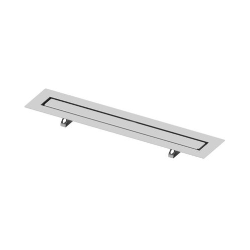 Tece TECEdrainline - Sprchový žlab 80 cm, pro nalepení dlažby, s krytem, nerez 650800