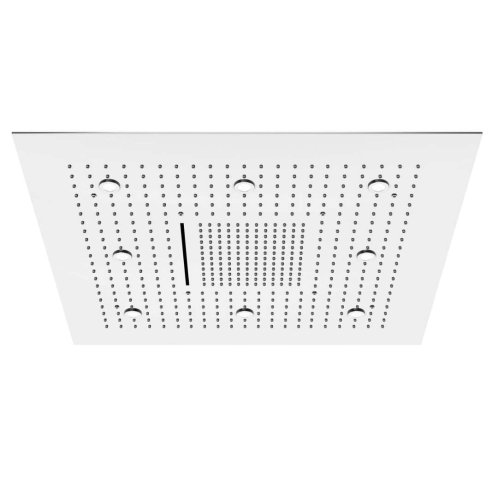 Steinberg 390 - Hlavová sprcha, 80x80 cm, 3 proudy, LED osvětlení, nerez 390 6680