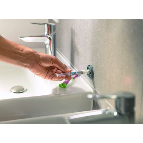 Grohe QuickFix Start Cube - WC štětka nástěnná s držákem, sklo/supersteel 40977DC0