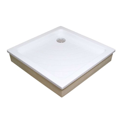 Ravak Kaskada - Sprchová vanička Angela PU, 80x80 cm, AntiBac, bílá A004401120