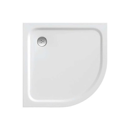 Ravak Galaxy Pro Chrome - Sprchová vanička Elipso Pro-80 Chrome, 80x80 cm, bílá XA244401010