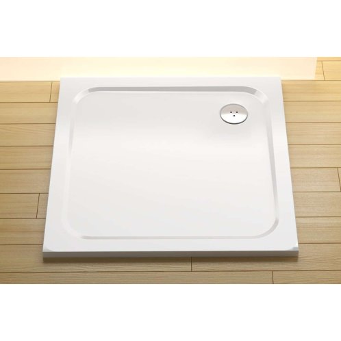 Ravak Galaxy Pro Chrome - Sprchová vanička Perseus Pro-90 Chrome, 90x90 cm, bílá XA047701010