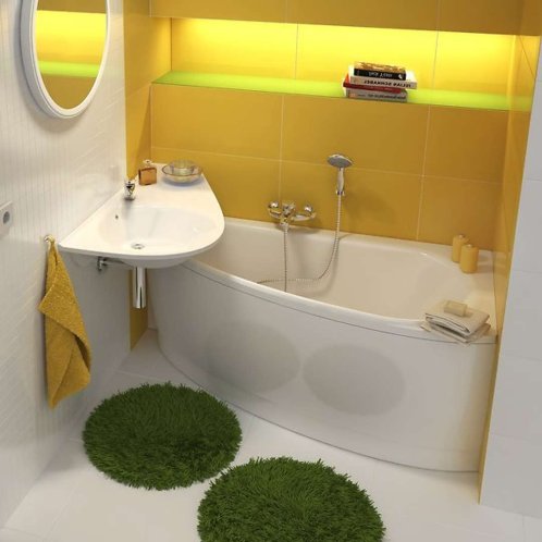 Ravak - Čelní panel k vaně Avocado 1500 mm, pravý, bílá CZS1000A00