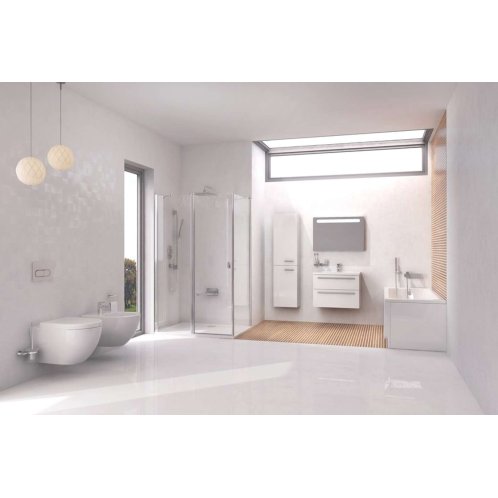 Ravak Chrome - Skříňka závěsná SB 390 L, 29x39x150 cm, levá, bílá X000000542