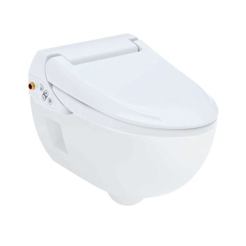 Geberit AquaClean - Elektronický bidet AquaClean 4000 s keramikou, Rimfree, SoftClosing, alpská bílá 146.135.11.1
