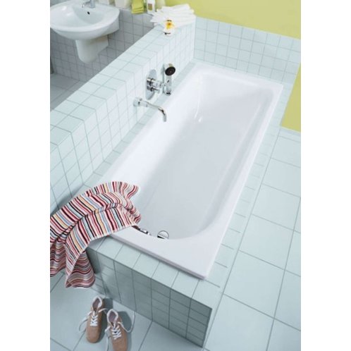 Kaldewei Advantage - Obdélníková vana Saniform Plus 375-1, 180x80 cm, bílá 112800010001