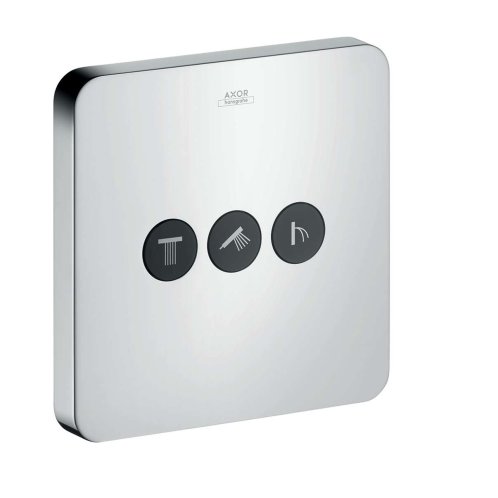 Axor ShowerSelect - Uzavírací a přepínací ventil pro 3 spotřebiče, chrom 36773000