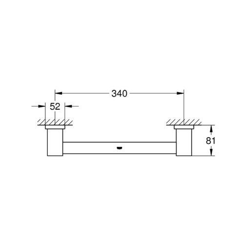 Grohe Essentials Cube - Madlo, chrom 40514001