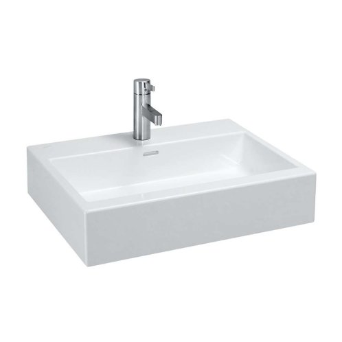 Laufen Living - Umyvadlo na desku, 60x46 cm, bez otvoru pro baterii, bílá H8174340001091