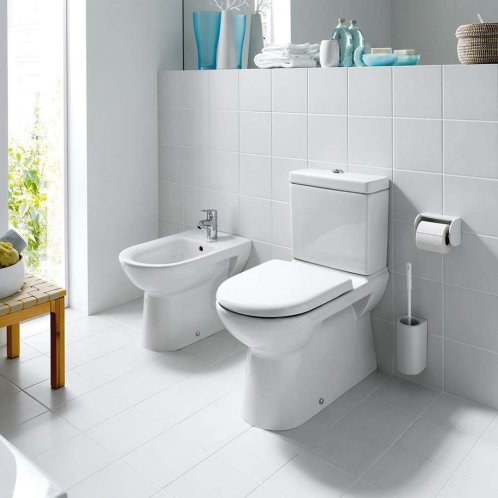 Laufen Pro - WC kombi mísa, 70x36 cm, zadní/spodní odpad, s LCC, bílá H8249554000001
