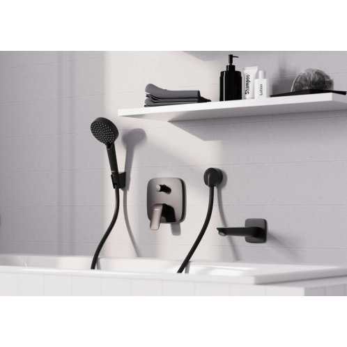 Hansgrohe Logis - Vanová vpusť, matná černá 71410670