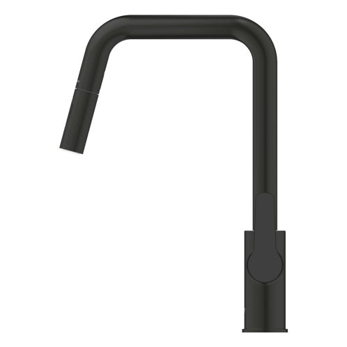 Grohe QuickFix Start - Dřezová baterie s výsuvnou sprškou, matná černá 306312430