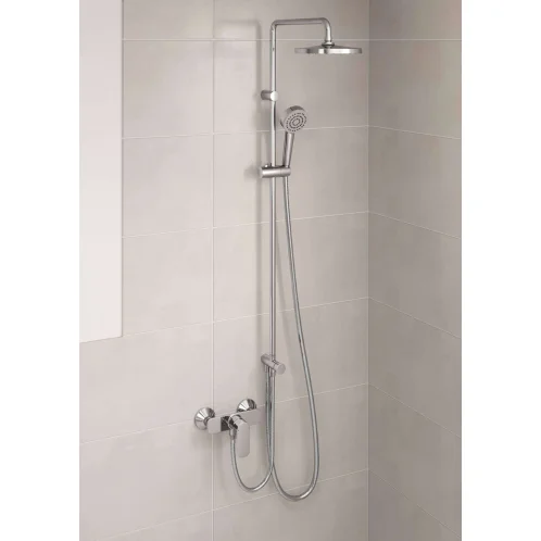 Hansa Basic - Sprchový set bez baterie, s přepínačem, chrom 55380130