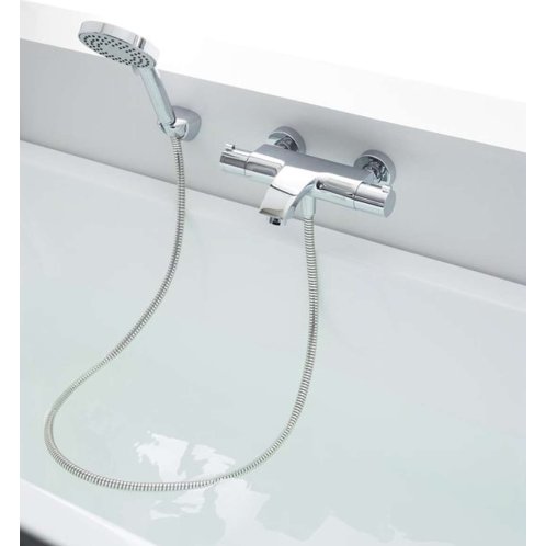 Ravak - Sprchová hlavice Flat M 953.00, 3 funkce, průměr 12 cm, chrom X07P009