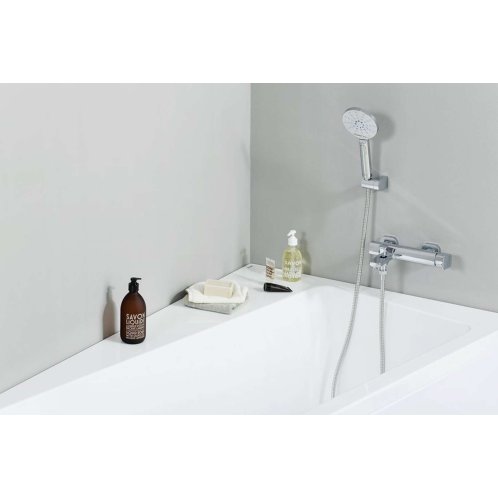 Ravak - Sprchová hlavice Flat 956.00, 12 cm, 3 proudy, chrom X07P233