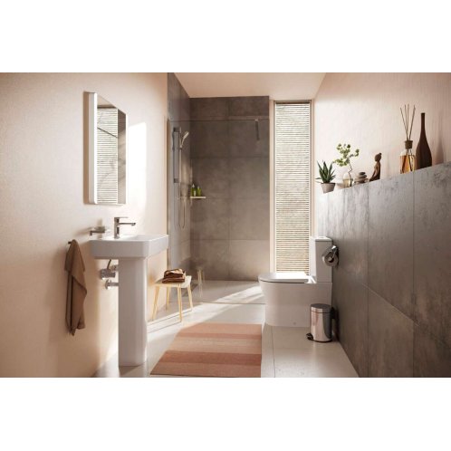 Hansgrohe Xanuia Q - Umyvadlo 55x37 cm, s přepadem, otvor pro baterii, bílá 60209450