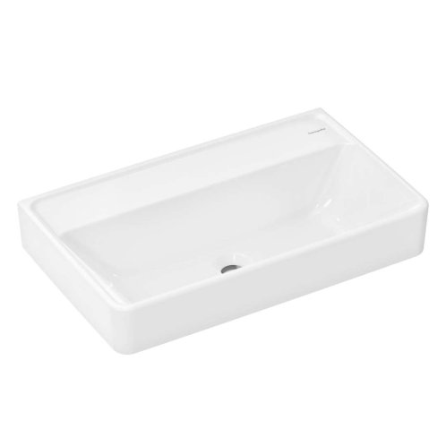 Hansgrohe Xanuia Q - Umyvadlo 65x39 cm, bez přepadu, bez otvoru pro baterii, bílá 60220450