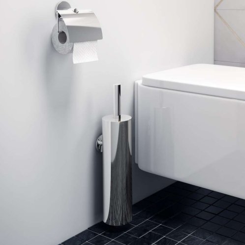 Laufen Cana - WC štětka nástěnná s držákem, chrom H3841310040011