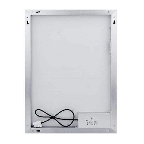 Nimco - Zrcadlo s LED osvětlením, 50x70 cm, dotykový senzor, hliník ZP 13001VX