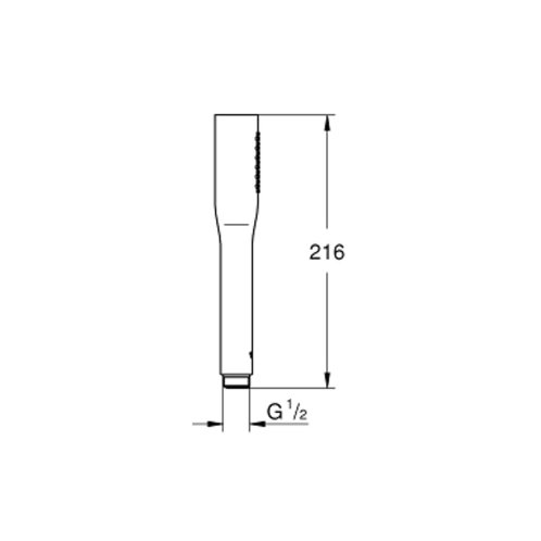 Grohe Euphoria - Sprchová hlavice Cosmopolitan Stick, chrom 27400000