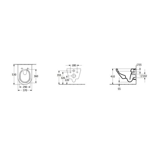 Villeroy & Boch Architectura - Závěsné WC se sedátkem SoftClosing, TwistFlush, alpská bílá 4694CL01
